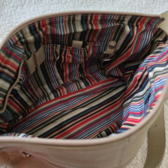 Tan Pebble Leather Shoulder Bag - Picture 7 of 14